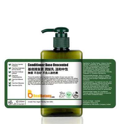 Conditioner Base Unscented Silicone Free Paraben Free
